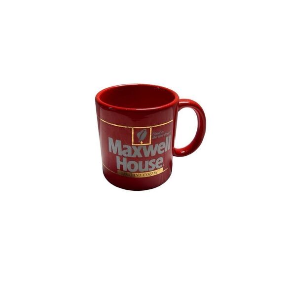 Maxwell House Coffee Mug Red - Picture 1 of 4